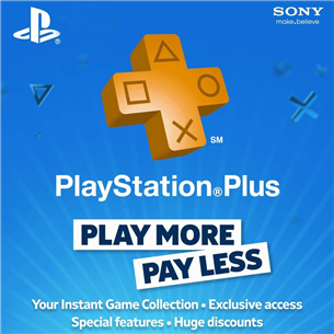 PlayStation Plus 3 mēnešu abonoments, Sony