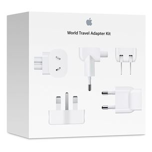 Ceļojuma adapteru komplekts World Travel Adapter Kit, Apple MD837ZM/A