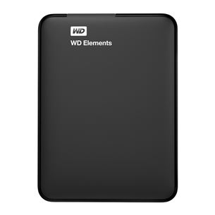 Ārējais HDD cietais disks Elements, Western Digital / 1 TB WDBUZG0010BBK-WESN
