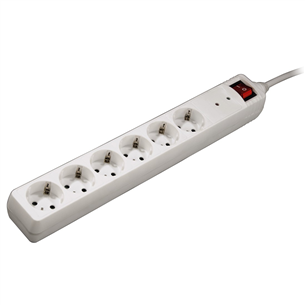 Hama Surge protector, 1.4 m, balta - Pagarinātājs ar slēdzi 00047778