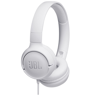 JBL Tune 500, белый - Накладные наушники JBLT500WHT