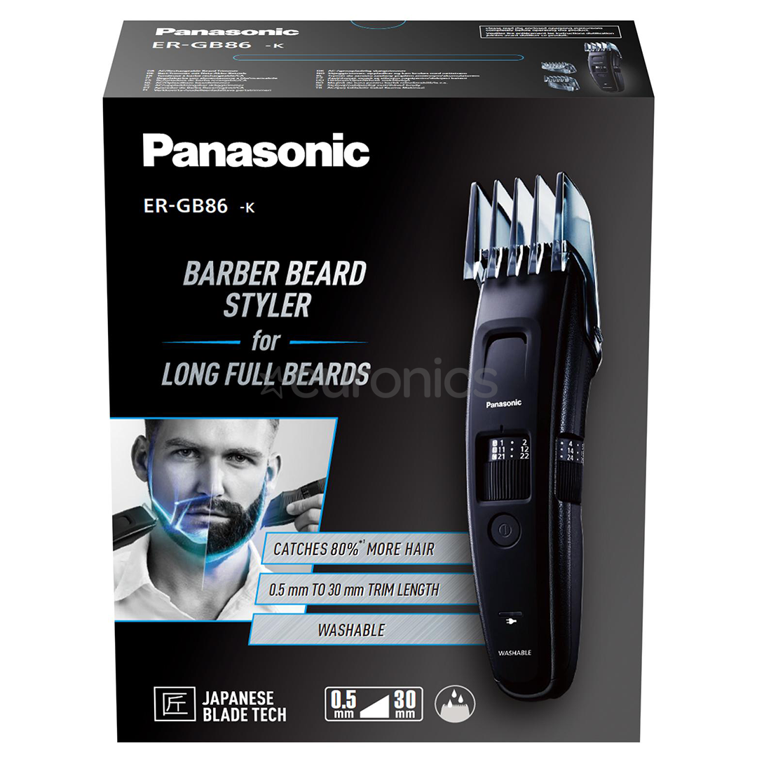 luminous facial hair shaver