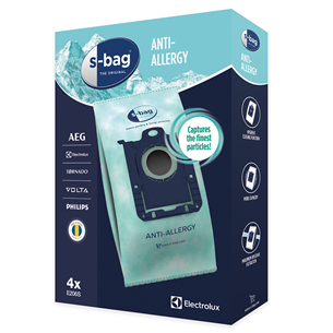 Electrolux S-bag® Anti-Allergy, 4 gab. - Putekļu sūcēja maisiņi E206S