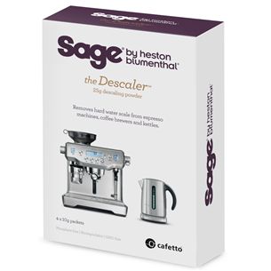 Sage the Descaler, 4x10 g - Atkaļķošanas līdzeklis kafijas automātiem SES007