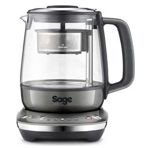Sage the Tea Maker™ Compact, tējas siets, temperatūras regulācija, 1 L, caurspīdīga/nerūsējošā tērauda - Tējkanna STM700