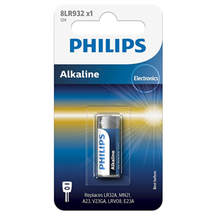 Philips Alkaline, MN21/LR23A, 12V - Baterija 8LR932/01B