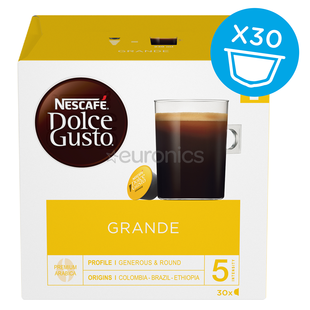 Pakistan Bij naam Mangel Nescafe Dolce Gusto Grande, 30 portions - Coffee capsules, 7613034389381 |  Euronics