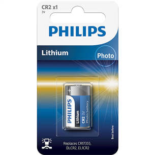 Philips, CR2, 3V - Baterija CR2/01B