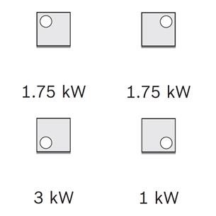 Gāzes plīts ar elektrisko cepeškrāsni, Bosch / platums 60cm