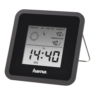 Hama TH50, melna - Termometrs / higrometrs 00186370