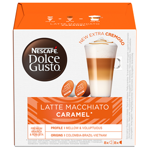 Nescafe Dolce Gusto Caramel Latte Macchiato, 8 porcijas - Kafijas kapsulas 7613037788884