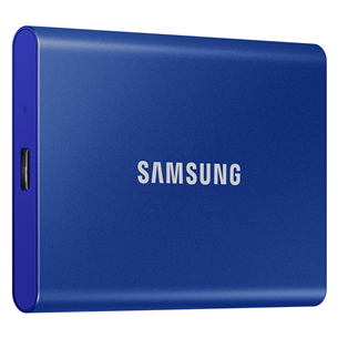 Samsung T7, 1 ТБ, USB 3.2, синий  - Внешний накопитель SSD MU-PC1T0H/WW