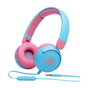 JBL JR 310, blue/pink - On-ear Headphones JBLJR310BLU