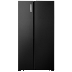 Hisense, NoFrost, 519 L, height 179 cm, black - SBS Refrigerator RS677N4BFE