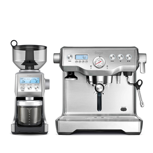 Sage the Dual Boiler + Smart Grinder™ Pro, inox - Espresso machine + coffee grinder