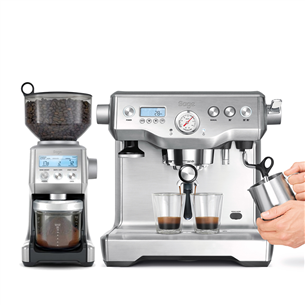 Sage the Dual Boiler + Smart Grinder™ Pro, inox - Espresso machine + coffee grinder