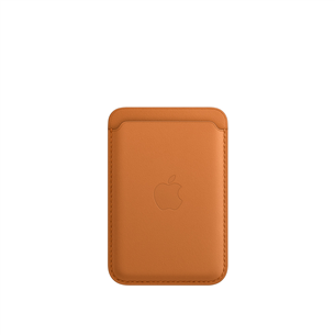 Apple iPhone Leather Wallet with MagSafe, gaiši brūna - Ādas maks viedtālrunim MM0Q3ZM/A