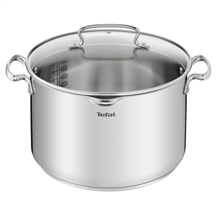 Tefal Duetto+, диаметр 28 см, серый - Кастрюля с крышкой G7196455