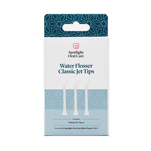 Spotlight Classic Jet Tips, 3 pieces, white - Water Flosser Replacement Tips WFREPLACETIP