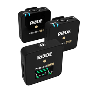 RODE Wireless GO II, 3.5 mm, USB-C, black - Wireless Microphone WIGOII