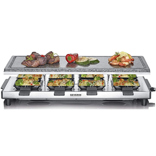 Severin, 1500 W, stainless steel - Raclette grill with natural hot cooking stone