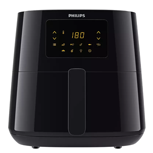 Philips Essential XL, 6.2 L, 2000 W, melna - Karstā gaisa friteris