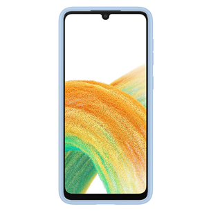 Samsung Galaxy A33, с карманом для карты, голубой - Чехол