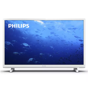Philips, LED HD, 24", sānu statīvs, balta - Televizors 24PHS5537/12