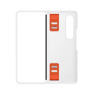 Samsung Galaxy Fold4 Silicone Grip Cover, white - Smartphone cover