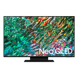 Samsung QN90B Neo QLED 4K, 50'', central stand, graphite - TV