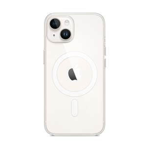 Apple iPhone 14 Clear Case with MagSafe, caurspīdīga - Apvalks viedtālrunim MPU13ZM/A