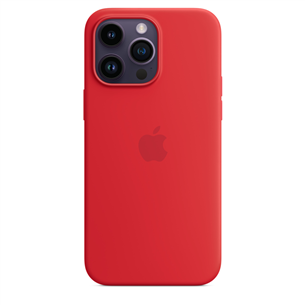 Apple iPhone 14 Pro Max Silicone Case with MagSafe, (PRODUCT)RED - Apvalks viedtālrunim