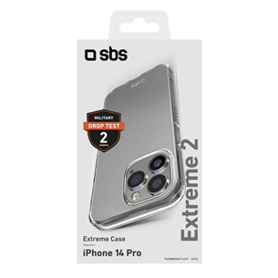 SBS Extreme 2, iPhone 14 Pro, прозрачный - Силиконовый чехол