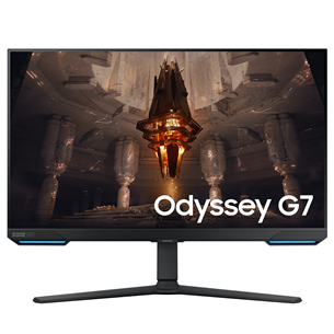 Samsung Odyssey G7, 32", UHD, LED IPS, 144 Hz, melna - Monitors LS32BG700EUXEN