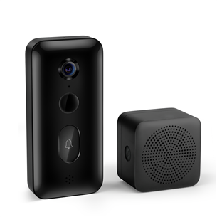 Xiaomi Smart Doorbell 3, Wi-Fi, melna - Viedais durvju zvans ar kameru BHR5416GL