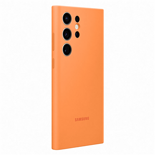 Samsung Galaxy S23 Ultra Silicone Case, oranža - Apvalks viedtālrunim