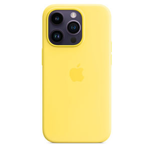 Apple iPhone 14 Pro Silicone Case with MagSafe, canary yellow - Case