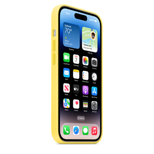 Apple iPhone 14 Pro Silicone Case with MagSafe, canary yellow - Case