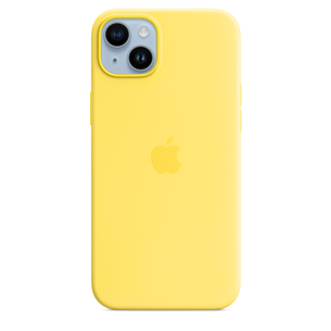 Apple iPhone 14 Plus Silicone Case with MagSafe, canary yellow - Case