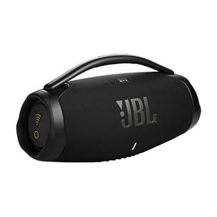 JBL Boombox 3 Wi-Fi, melna - Portatīvais bezvadu skaļrunis