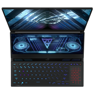 ASUS ROG Zephyrus Duo 16", WQXGA, 240 Hz, Ryzen 9, 32 GB, 2 TB, RTX 4090, ENG, tumši pelēka - Portatīvais dators