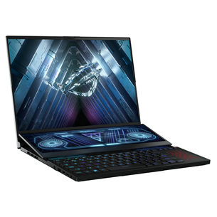 ASUS ROG Zephyrus Duo 16", WQXGA, 240 Hz, Ryzen 9, 32 GB, 2 TB, RTX 4090, ENG, tumši pelēka - Portatīvais dators