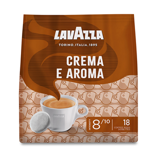 Lavazza Crema E Aroma, 18 porcijas - Kafijas maisiņi 8000070062528