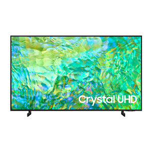Samsung Crystal CU8000, 50'', Ultra HD, LED LCD, sānu statīvs, melna, Televizors UE50CU8072UXXH