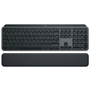 Logitech MX Keys S Plus, SWE, melna - Bezvadu klaviatūra