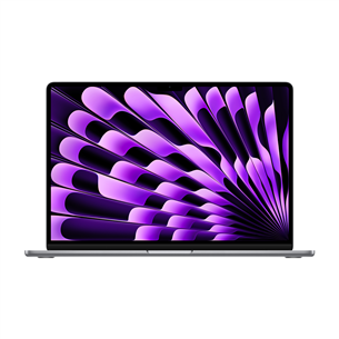 Apple MacBook Air 15" (2023), M2 8C/10C, 8 GB, 256 GB, SWE, tumši pelēka - Portatīvais dators