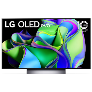 LG OLED evo C3, 48'', Ultra HD, OLED, centra statīvs, pelēka - Televizors OLED48C32LA.AEU