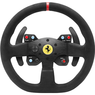 Thrustmaster 599XX EVO 30 Wheel Add-On Alcantara Edition, melna - Spēļu kontrolieris stūre 3362934001377