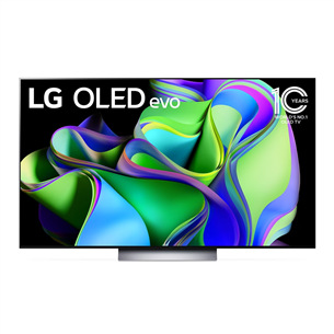 LG OLED evo C3, 55'', Ultra HD, OLED, centra statīvs, pelēka - Televizors OLED55C32LA.AEU