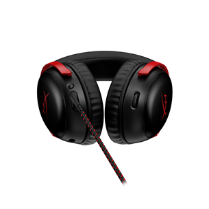 HyperX Cloud III, melna/sarkana - Austiņas ar mikrofonu